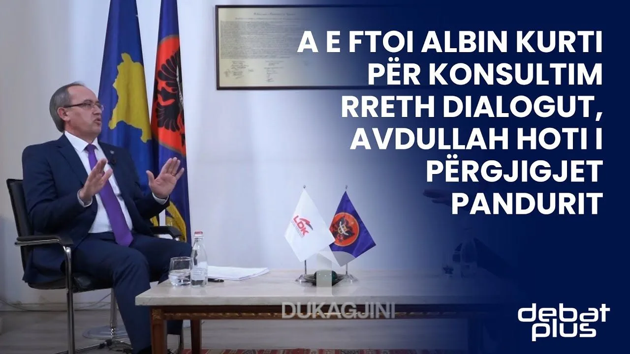 Хоти го обвини Курти за напуштање на интеграцијата со Албанија и за поделби меѓу Албанците